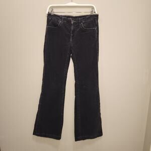 Paper Denim & Cloth Pants Navy Corduroy Bootcut Low Rise Y2K 90's Fall - Size 28